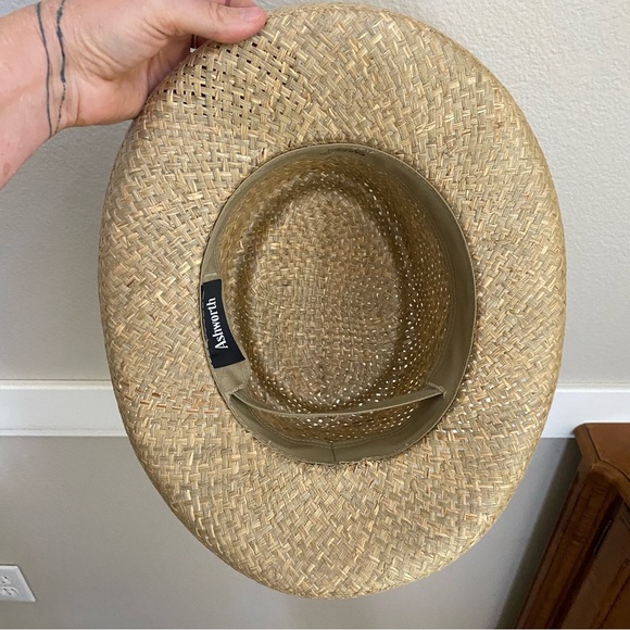 Ashworth, straw hat, woman adjustable, sizing unisex warm weather - Picture 15 of 17